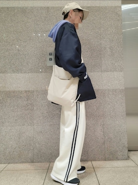 「ehka sopo（エヘカソポ）のアイテム（アクセサリー）」を使った、しぃさん（レディース・164cm）の春コーディネート