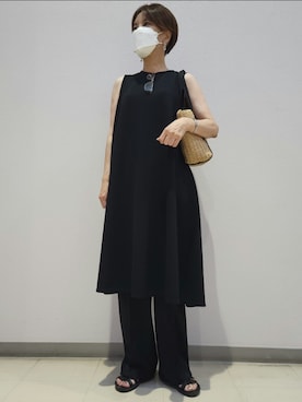 「GORGE（ゴージ）のアイテム（ワンピース/ドレス）」を使った、しぃさん（レディース・164cm）の夏コーディネート