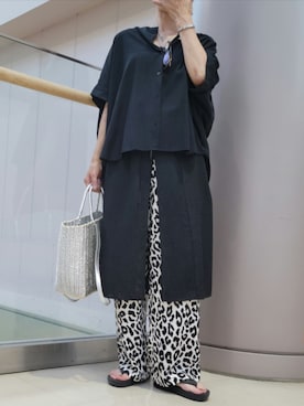 「DISCOAT（ディスコート）のアイテム」を使った、しぃさん（レディース・164cm）の夏コーディネート