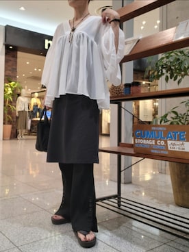 「甘辛mix」｜しぃさん（レディース・164cm）の秋コーディネート