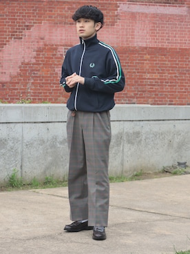 てぃーりくさんの（FRED PERRY | フレッドペリー）を使ったコーディネート