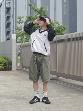 「PENDLETON（ペンドルトン）のアイテム（キャップ）」を使った、てぃーりくさん（メンズ・170cm）の夏コーディネート