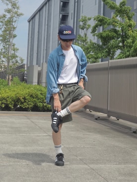 てぃーりくさん（メンズ・170cm）の夏コーディネート