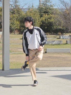 てぃーりくさん（メンズ・170cm）の春コーディネート