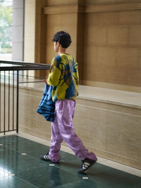 「un/neu（アンノイ）のアイテム」を使った、てぃーりくさん（メンズ・170cm）の冬コーディネート