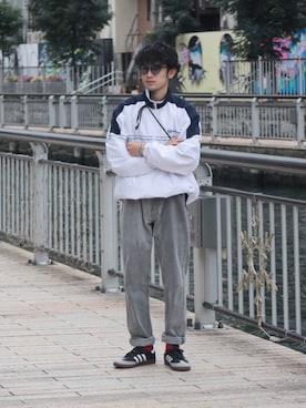 「SERGIO TACCHINI（セルジオタッキーニ）のアイテム（ジャケット/アウター）」を使った、てぃーりくさん（メンズ・170cm）の秋コーディネート