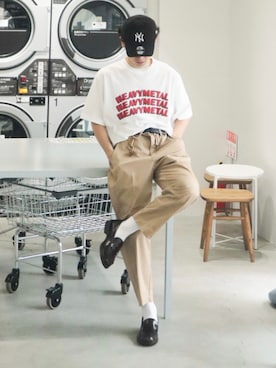 てぃーりくさん（メンズ・170cm）の春コーディネート