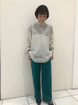 「NOMBRE IMPAIR（ノンブルアンペール）のアイテム（パンプス）」を使った、saegusa.さん（レディース・151cm）の秋コーディネート