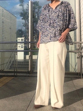 「アイテム（タンクトップ、グレー系）」を使った、saegusa.さん（レディース・151cm）の春コーディネート