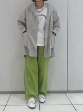 「FIL DE FER（フィルデフェール）のアイテム（その他アウター）」を使った、saegusa.さん（レディース・151cm）の春コーディネート