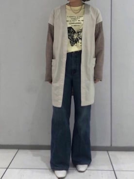 「FIL DE FER（フィルデフェール）のアイテム（その他アウター）」を使った、saegusa.さん（レディース・151cm）の春コーディネート