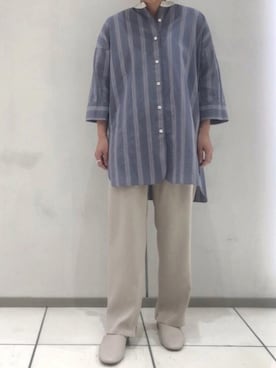 「NOMBRE IMPAIR（ノンブルアンペール）のアイテム（その他シューズ）」を使った、saegusa.さん（レディース・151cm）の春コーディネート