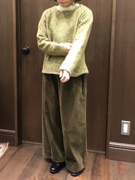「NOMBRE IMPAIR（ノンブルアンペール）のアイテム（ドレスシューズ）」を使った、saegusa.さん（レディース・151cm）の秋コーディネート