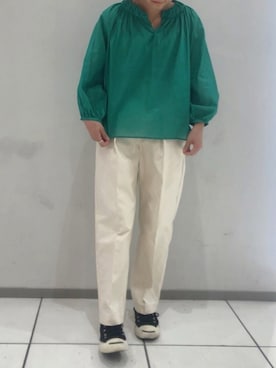 「FIL DE FER（フィルデフェール）のアイテム（トップス）」を使った、saegusa.さん（レディース・151cm）の春コーディネート