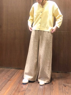 「NOMBRE IMPAIR（ノンブルアンペール）のアイテム（ドレスシューズ）」を使った、saegusa.さん（レディース・151cm）の春コーディネート
