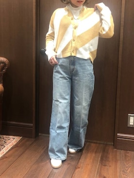「NOMBRE IMPAIR（ノンブルアンペール）のアイテム（ドレスシューズ）」を使った、saegusa.さん（レディース・151cm）の冬コーディネート