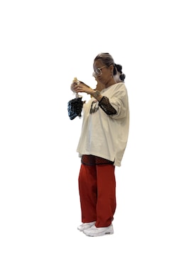 「ニコアンド」｜「アイテム（スラックス）」を使った、88aoie88さん（レディース・153cm）の夏コーディネート