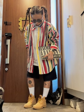 「アイテム（クラッチバッグ）」を使った、88aoie88さん（レディース・153cm）の秋コーディネート