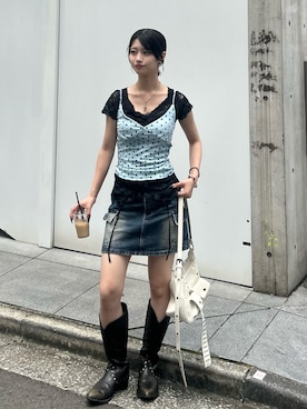 「WHO’S WHO gallery」｜makiさん（レディース・159cm）の夏コーディネート