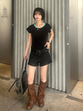 「WHO’S WHO gallery」｜makiさん（レディース・159cm）の夏コーディネート