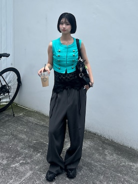 「WHO’S WHO gallery」｜makiさん（レディース・159cm）の夏コーディネート