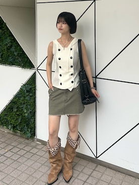「WHO’S WHO gallery」｜makiさん（レディース・159cm）の夏コーディネート