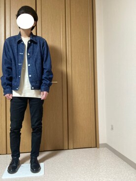 デニムジャケットを使った ユニクロユー のメンズ人気ファッションコーディネート 身長 161cm 170cm Wear