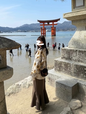 「LAUIR（ラウアー）のアイテム」を使った、Ulanchanさん（レディース・149cm）の春コーディネート