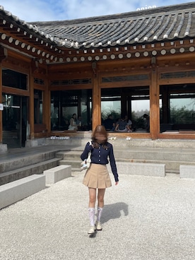 「POLO RALPH LAUREN（ポロ ラルフ ローレン）のアイテム（カーディガン/ボレロ）」を使った、Ulanchanさん（レディース・149cm）の秋コーディネート