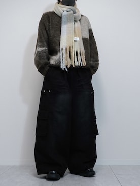 「アイテム（カーゴパンツ）」を使った、けいさん（メンズ・177cm・20代）の秋コーディネート