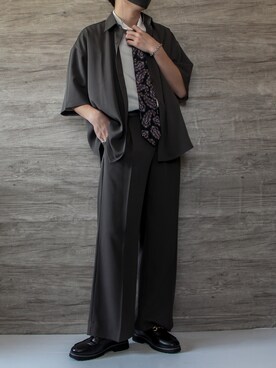 「CIASENSE（シアセンス）のアイテム（パンツ）」を使った、けいさん（メンズ・177cm）の春コーディネート