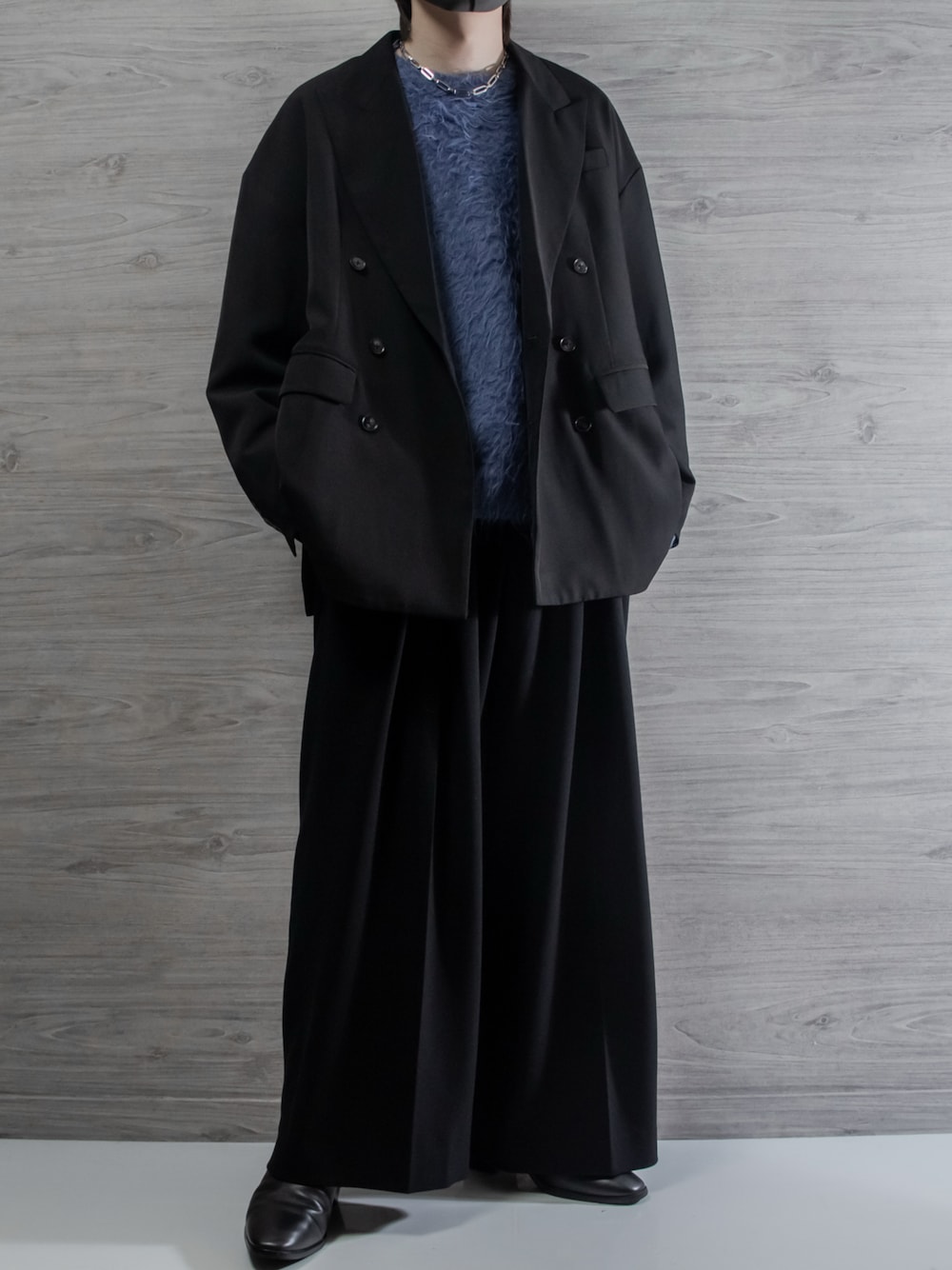 VELNUS】2way mode design over double tailored jacket / 2way
