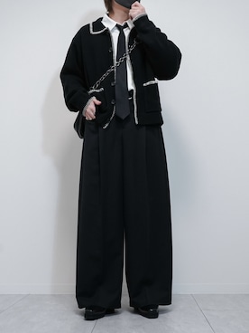 「アイテム（フォーマルスーツ/小物）」を使った、けいさん（メンズ・177cm）の冬コーディネート