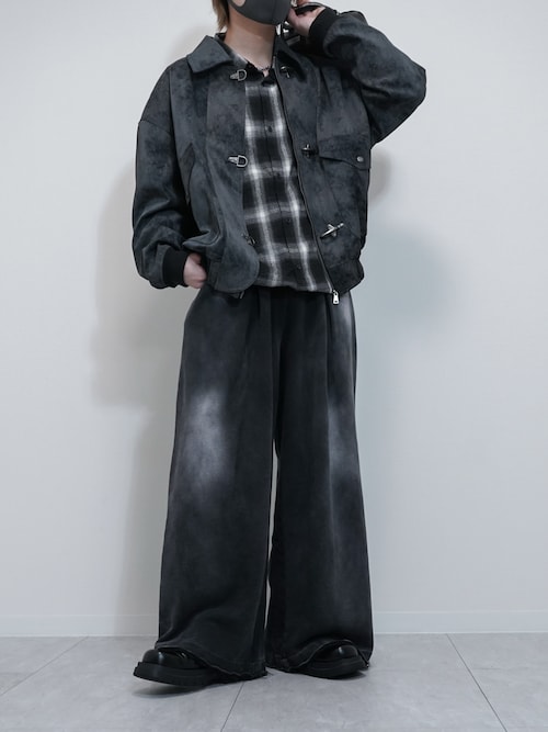 あ*様 VELNUS ファイヤーマンフック合皮G-1フライトブルゾン カラーシャ VELNUS】Vintage Make Fireman Hook G-1 Flight Blouson/ヴィンテージ