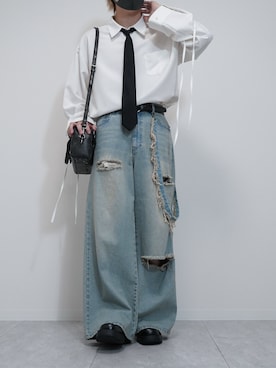 「アイテム（フォーマルスーツ/小物）」を使った、けいさん（メンズ・177cm・20代）の夏コーディネート