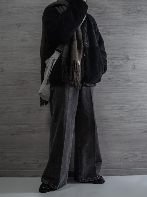 【RUUBON】 high neck boa jacket / ハイネック ボアジャケット