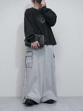 「アイテム（リング）」を使った、けいさん（メンズ・177cm）の夏コーディネート
