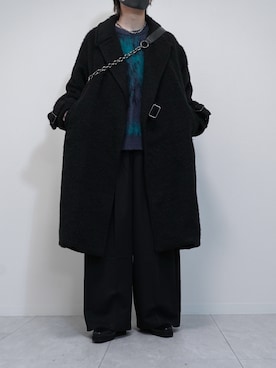 「アイテム（チェスターコート）」を使った、けいさん（メンズ・177cm・20代）の秋コーディネート