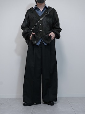 「アイテム（カーディガン/ボレロ）」を使った、けいさん（メンズ・177cm）の秋コーディネート