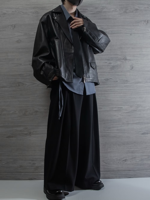 メゾンスペシャル　ライダースベスト UNISEX》Sheep Leather Prime-Over Double Rider Jacket/シープレザー