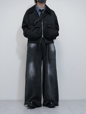 「アイテム（スウェットパンツ）」を使った、けいさん（メンズ・177cm）の秋コーディネート