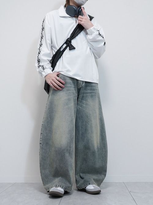 UNISEX》Leather Shoulder “BANANA” Bag/レザーショルダーバナナバッグ