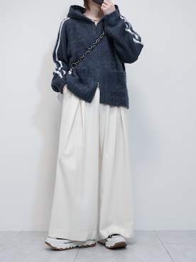 「アイテム（パーカー）」を使った、けいさん（メンズ・177cm）の秋コーディネート