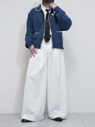 「VELNUS（ベルナス）の【VELNUS】2way cord design loose regular collar shirt / 2wayコードデザイン ルーズレギュラーカラーシャツ（シャツ/ブラウス）」を使った、けいさん（メンズ・177cm）の冬コーディネート