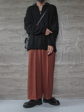 「act'm（アクトム）のアイテム（シューズ）」を使った、けいさん（メンズ・177cm）の夏コーディネート