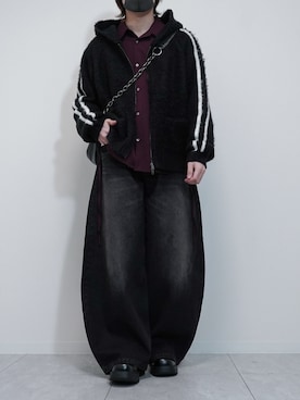 「アイテム（バッグ）」を使った、けいさん（メンズ・177cm）の冬コーディネート