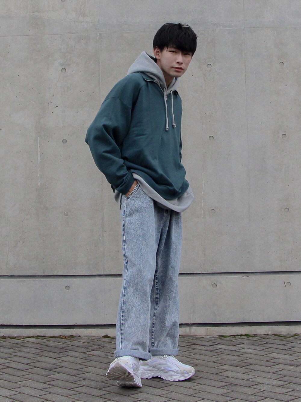 c-boy style (vol.1268)ストリートコーデ 短丈スウェット c-boy style (vol.1268)ストリートコーデ 短丈スウェット