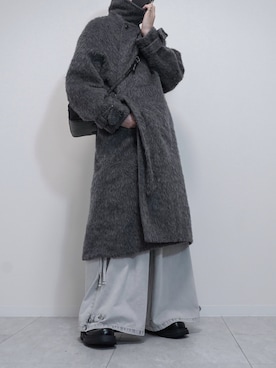 「アイテム（チェスターコート）」を使った、けいさん（メンズ・177cm）の秋コーディネート