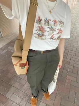 「BRADY」｜「アイテム（アクセサリー）」を使った、yunaさん（レディース・161cm）の夏コーディネート