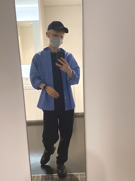 「WYM LIDNM（ウィム バイ リドム）のアイテム（その他シューズ）」を使った、sin72さん（メンズ・173cm）の秋コーディネート